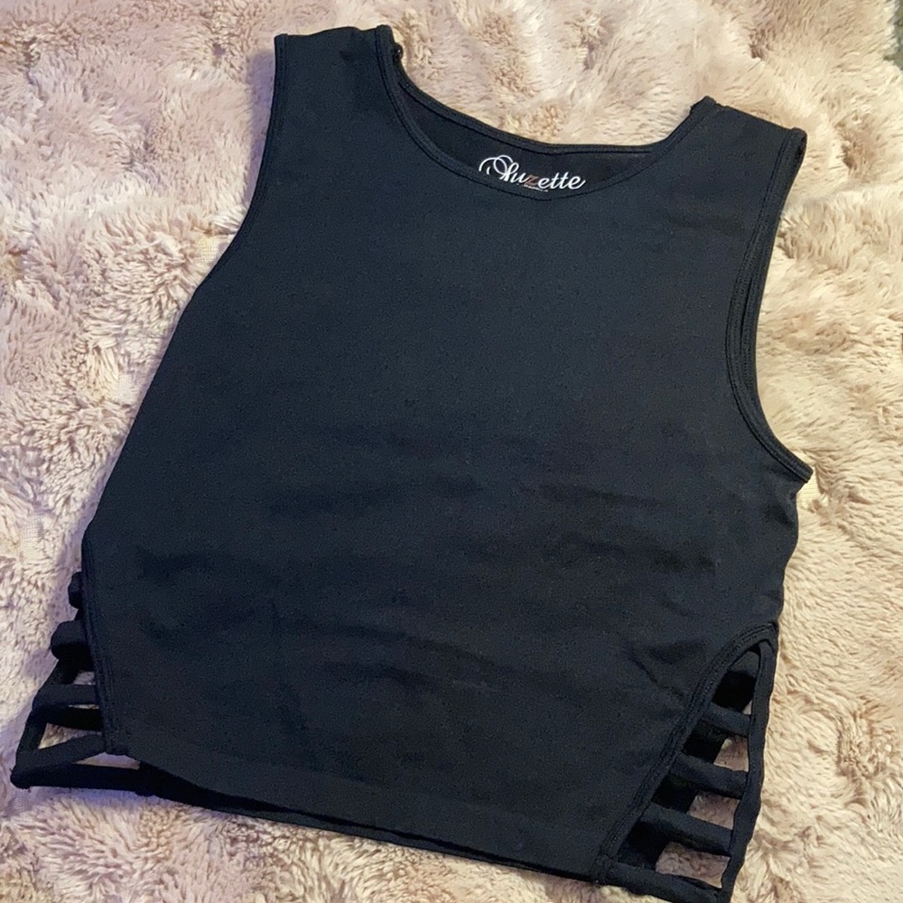 Black Womens Workout Tank
